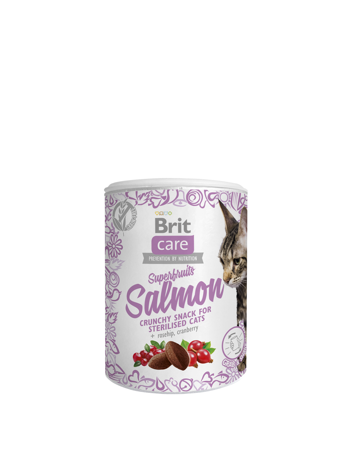 BRIT CARE FELINO Snack Superfruits Salmón 100 grs