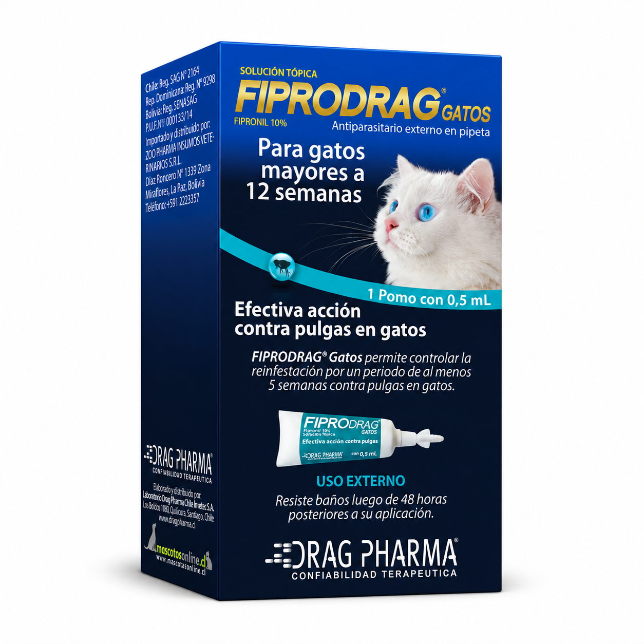 Fiprodrag® Gatos